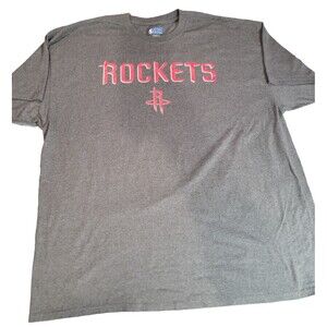 NBA Houston Rockets men's gray graphic 2XL t-shirt